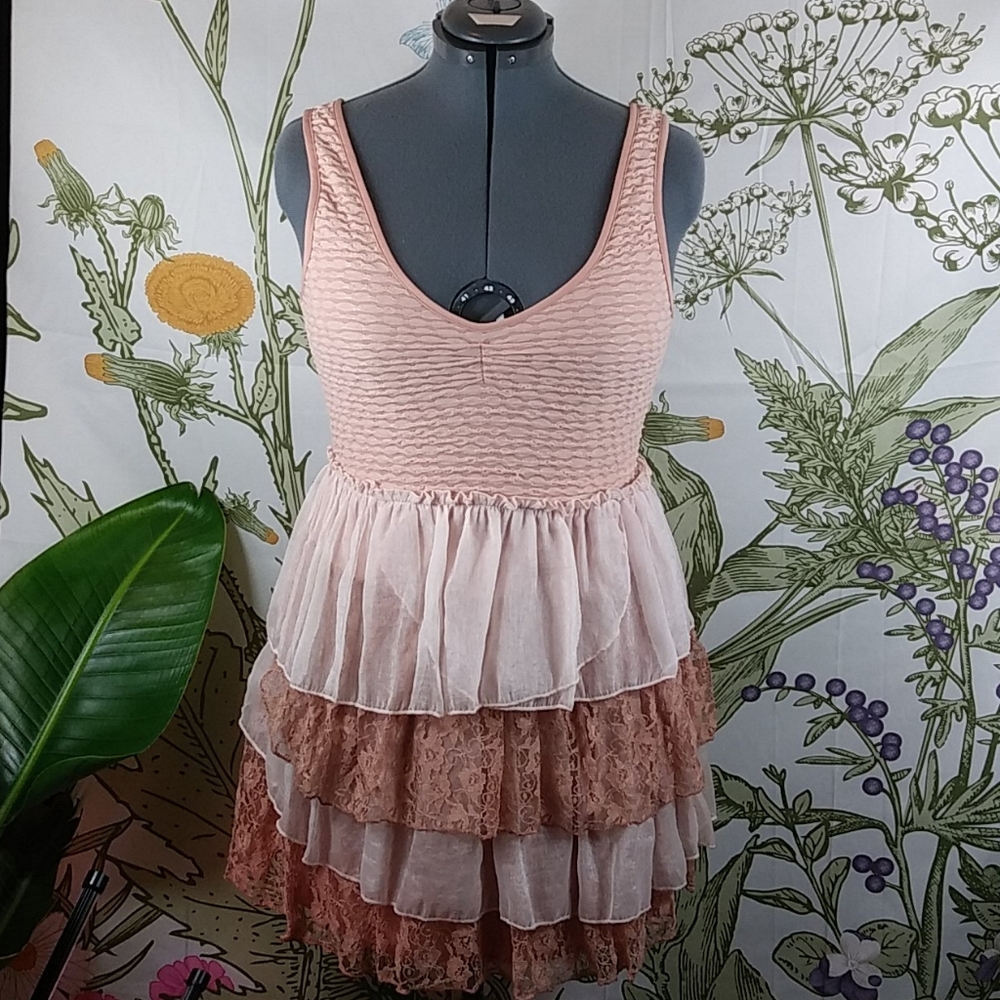 3/$15 Rachael and Chloe Ruffled Dress